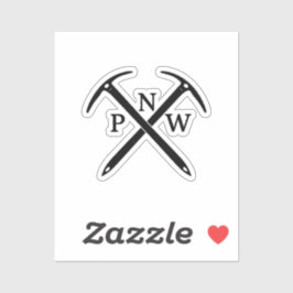 PNW Ijsbijl Sticker