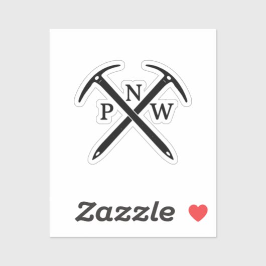 PNW Ijsbijl Sticker (Vel)