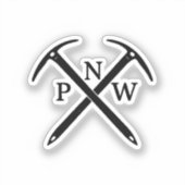 PNW Ijsbijl Sticker (Voorkant)