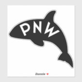PNW Orca Decal Sticker (Vel)