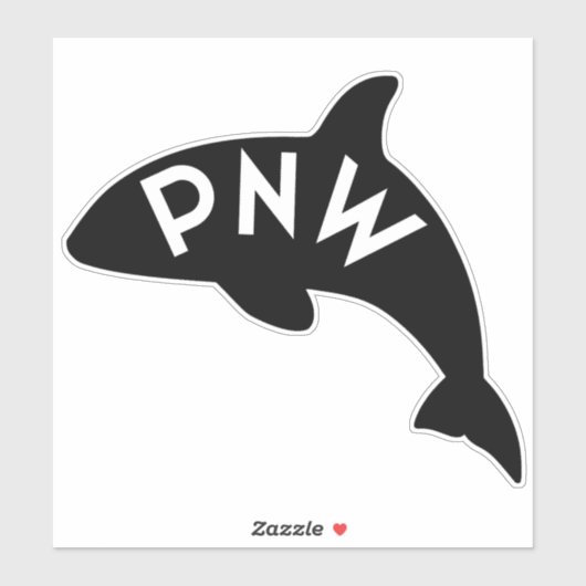 PNW Orca sticker (Vel)