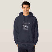 PNWRHA unisex hoodie marine (Voorkant volledig)