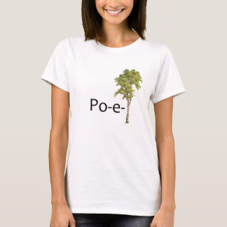 Po-e-tree T-shirt voor vrouwen.