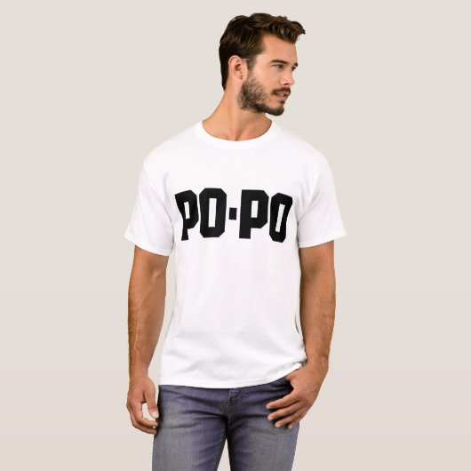 Po-Po-Politie T-shirt (Voorkant volledig)