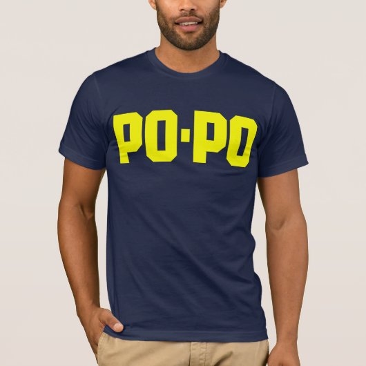 Po-Po-Politie T-shirt (Voorkant)