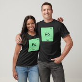Po - Polo Grappig Chemie Element Symbool T-Shirt (Unisex)