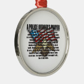 PO PRAYER METALEN ORNAMENT (Rechts)