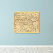 Po River Valley in Italië Canvas Afdruk (Insitu (Houten vloer))