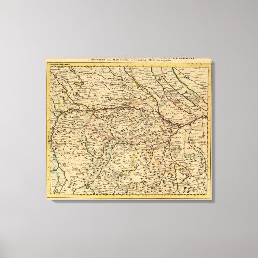 Po River Valley in Italië Canvas Afdruk (Voorkant)