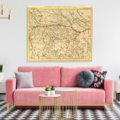 Po River Valley in Italië Canvas Afdruk (Insitu (Woonkamer))