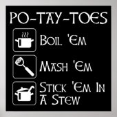 Po-Tay-Toes Poster (Voorkant)