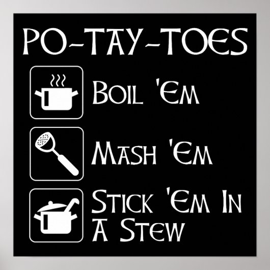 Po-Tay-Toes Poster (Voorkant)