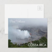 Poas Volcano, Briefkaart Costa Rica (Voorkant / Achterkant)