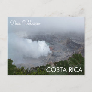 Poas Volcano, Briefkaart Costa Rica