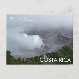 Poas Volcano, Briefkaart Costa Rica