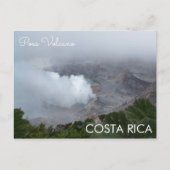 Poas Volcano, Briefkaart Costa Rica (Voorkant)