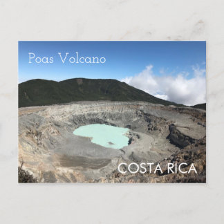Poas Volcano, Briefkaart Costa Rica