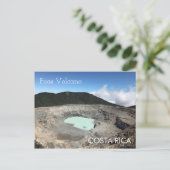 Poas Volcano, Briefkaart Costa Rica (Staand voorkant)