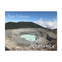 Poas Volcano, Briefkaart Costa Rica