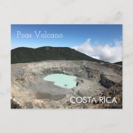 Poas Volcano, Briefkaart Costa Rica
