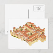 Poblet-klooster. Catalonië Briefkaart (Voorkant / Achterkant)