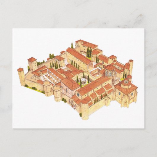 Poblet-klooster. Catalonië Briefkaart (Voorkant)