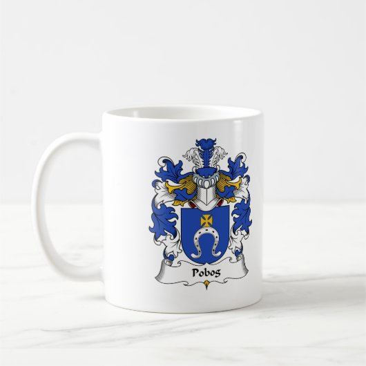 Pobog Family Crest Koffiemok (Links)