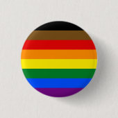 POC Inclusief LGBTQ+ Pride Button (Voorkant)
