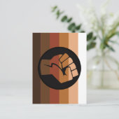 POC Pride-vlag Briefkaart (Staand voorkant)