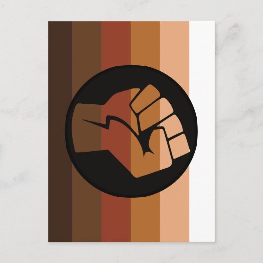 POC Pride-vlag Briefkaart (Voorkant)