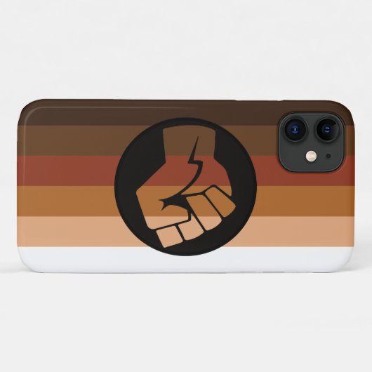 POC Pride-vlag Case-Mate iPhone Case (Achterkant (horizontaal))