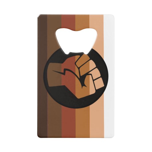 POC Pride-vlag Creditkaart Flessenopener (Voorkant)