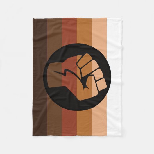 POC Pride-vlag Fleece Deken (Voorkant)