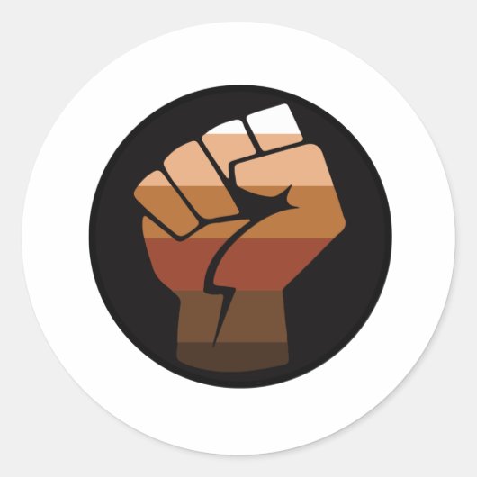 POC STRIPE FLAG RONDE STICKER (Voorkant)