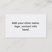 POCA/Uw klinisch visitekaartje (Achterkant)