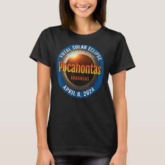 Pocahontas Arkansas AR Totaal Zonneongevallen 2024 T-shirt