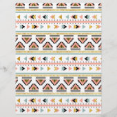 Pocahontas/Boho Baby shower Word Scramble Game Flyer (Achterkant)