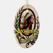 Pocahontas Elizabeth Warren 2020 Keramisch Ornament (Rechts)