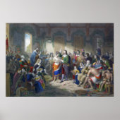Pocahontas huwelijk met John Rolfe Henry Brueckner Poster (Voorkant)