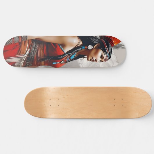 Pocahontas: krijger persoonlijk skateboard (Horizontaal)