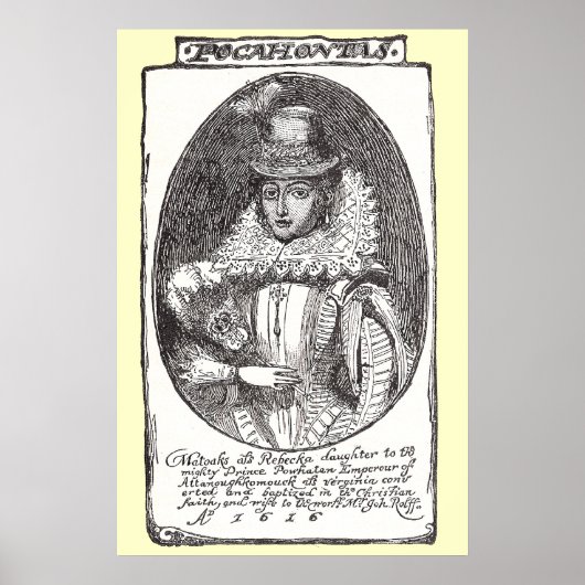 Pocahontas Poster Print (Voorkant)
