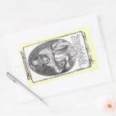 Pocahontas-Stickers Rechthoekige Sticker (Envelop)