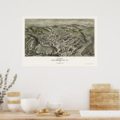 Pocahontas, VA Panorama - 1911 Poster (Keuken)