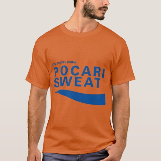 Pocari Sweat grappig T-shirt (Voorkant)