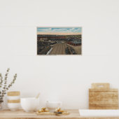 Pocatello, ID - Train Depot Round House en Poster (Keuken)
