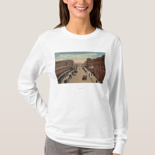 Pocatello, ID - Uitzicht van E. Midden T-shirt (Voorkant)