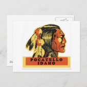 Pocatello, Idaho Briefkaart (Voorkant / Achterkant)