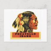 Pocatello, Idaho Briefkaart (Voorkant)