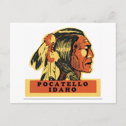 Pocatello, Idaho Briefkaart (Voorkant)