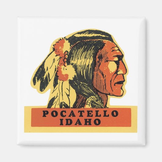 Pocatello, Idaho Magneet (Voorkant)